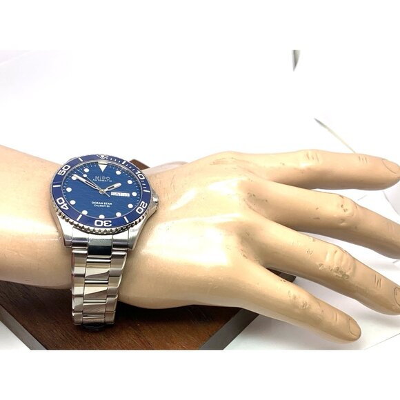 Mido Men's Watch M0424301104100 Ocean Star Swiss Automatic Day Date Steel 42.5mm - Picture 4 of 14